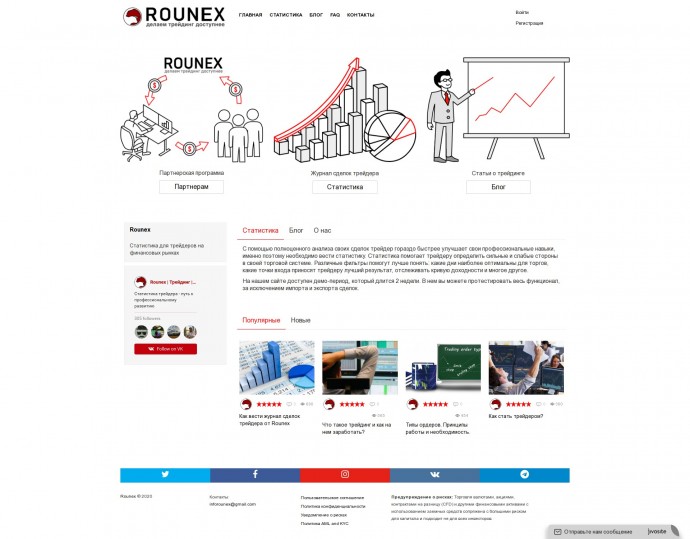 Rounex - Портал о трейдинге на Forex